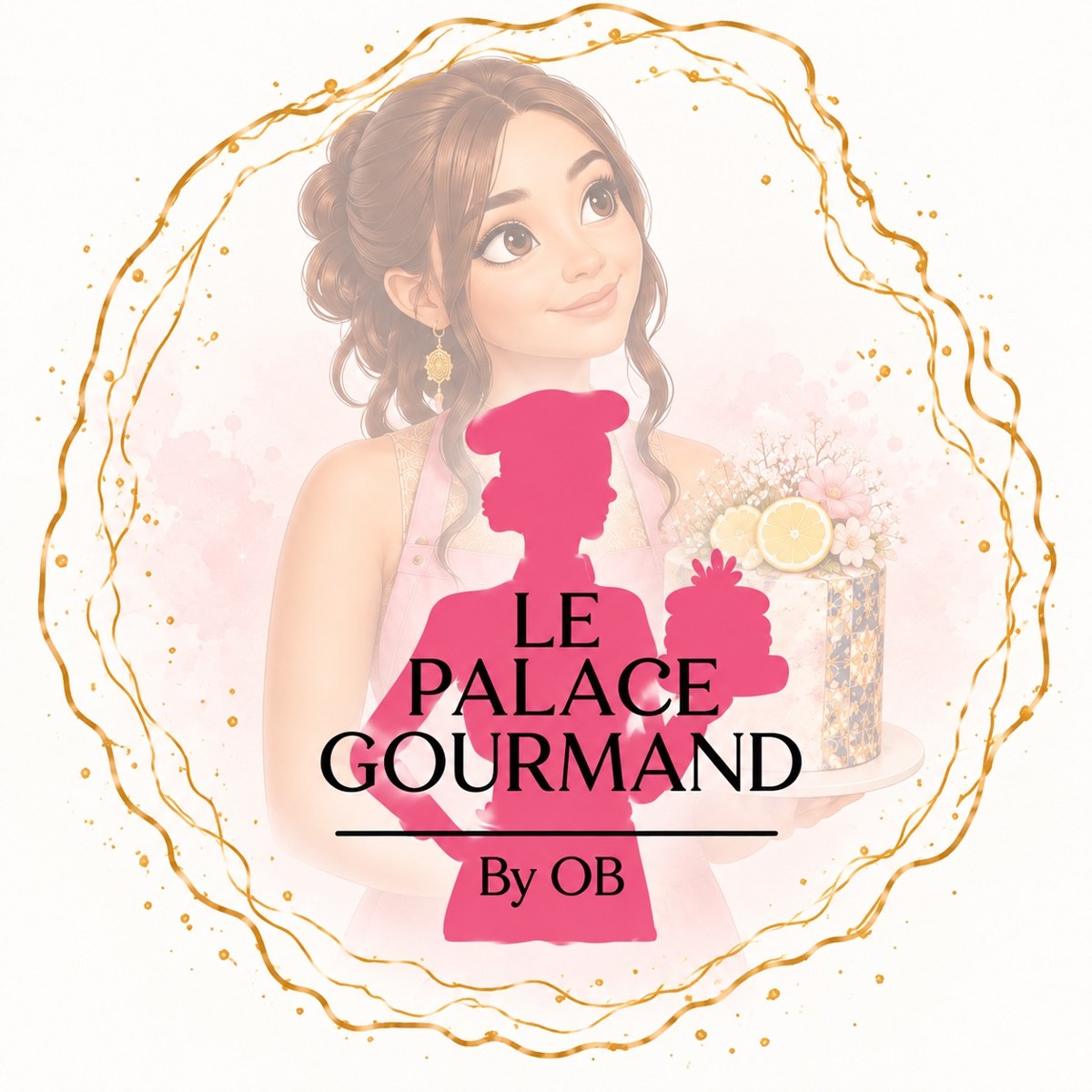 Le Palace Gourmand by OB, logo et illustration d’Océane